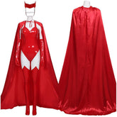 WandaVision - Scarlet Witch Wanda Maximoff Cosplay Kostüm Halloween Karneval Kostüm - cosplaycartde